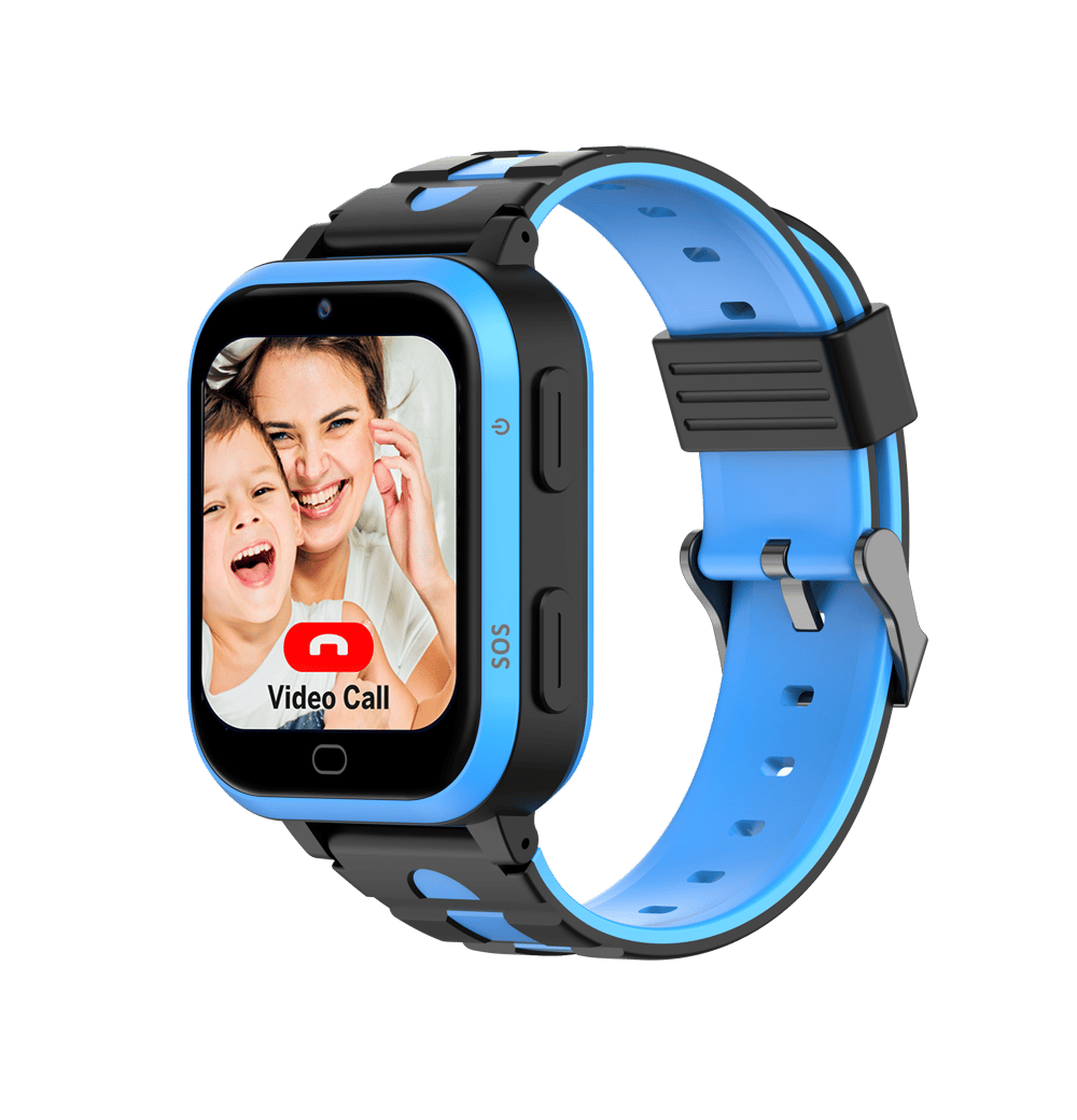 4G SOS Kids Smartwatch SW2, Schwarz/Blau