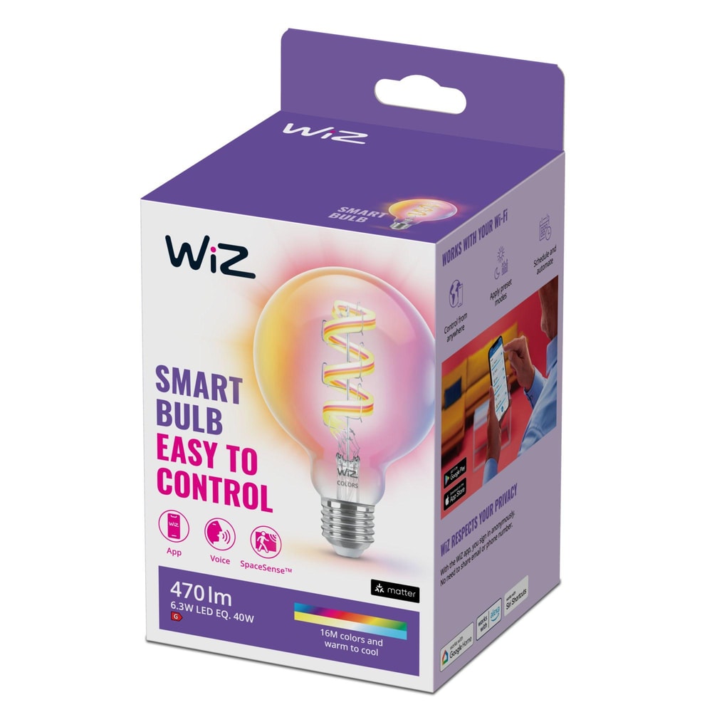 Abbildung Transparente Lampe in Kugelform