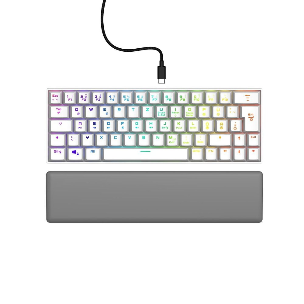 Gaming-Keyboard "Exodus 760 Mechanical Mini", Rote Switches, WS, QWERTZ DE (00217829)