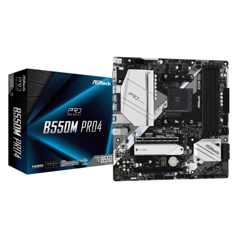 B550M PRO 4 (AM4) (D) Mainboard