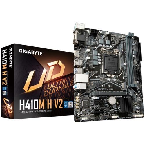 GA-H410M H V2, DDR4, LGA 1200, micro ATX Mainboard