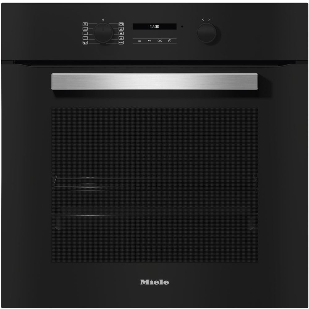 Einbaubackofen H 2466 B ACTIVE Obsidianschwarz