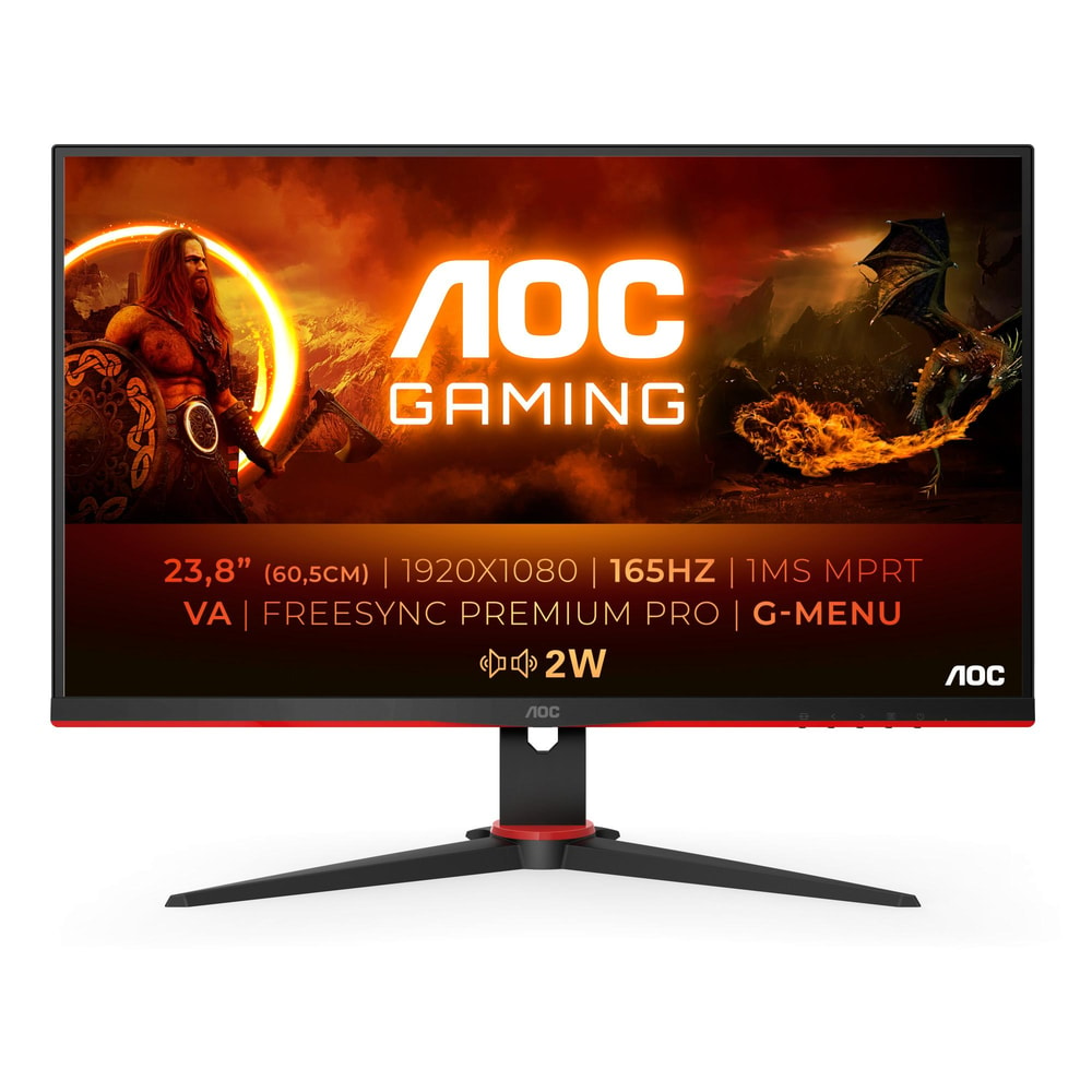 Gaming-Monitor 24G2SAE/BK, G2, Schwarz, 23,8 Zoll, Full HD, VA, 165 Hz, 1 ms