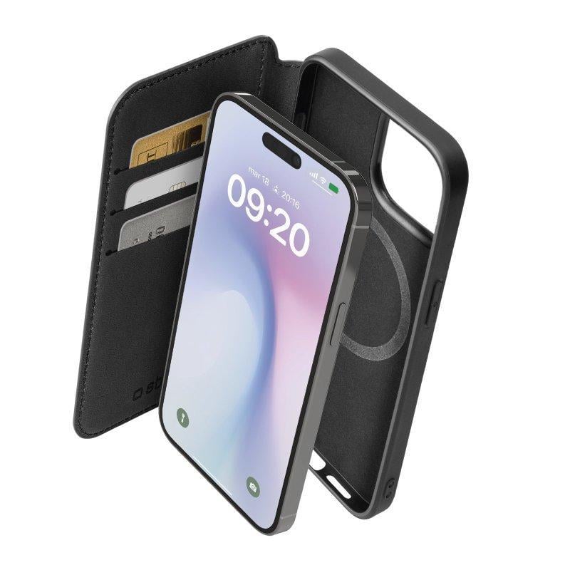 MagSafe-kompatible aufklappbare Hülle für iPhone 16 Pro Max, Schwarz