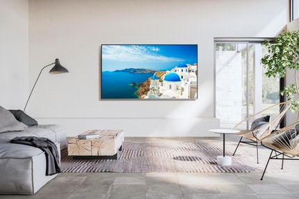Abbildung Mini LED 4K TV für präzisere Bilder mit hoher Helligkeit