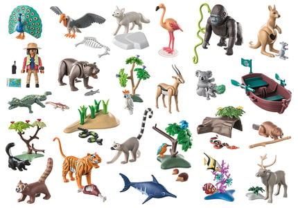 Abbildung Abenteuerliche Tierwelt entdecken: Der PLAYMOBIL Wiltopia Adventskalender für kleine Entdecker