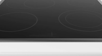 Abbildung Das Elektro-Kochfeld aus Glaskeramik: macht Ihnen das Kochen und Reinigen besonders einfach
