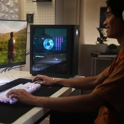 Abbildung Stil und Leistung für Gamer