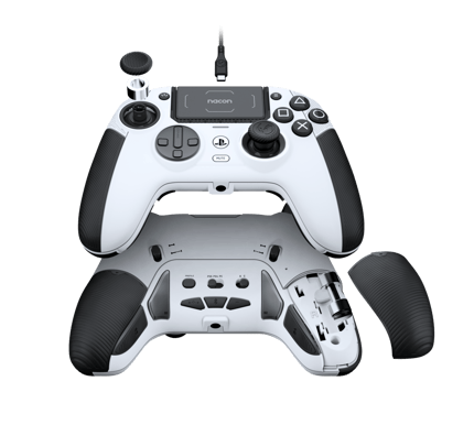 Abbildung Der erste offizielle Revolution Pro Controller, der mit PS5, PS4 und PC kompatibel ist.