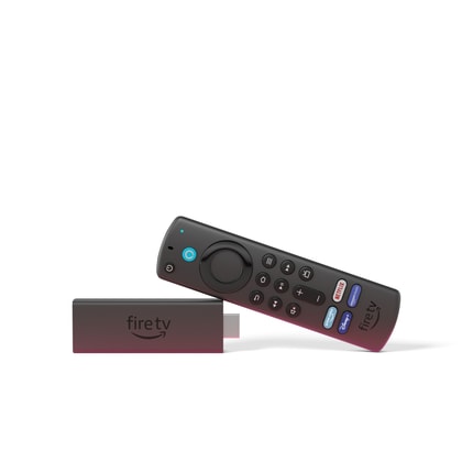 Abbildung Fire TV Stick 4K Max mit Wi-Fi 6 und Alexa-Sprachfernbedienung (mit TV-Steuerungstasten)