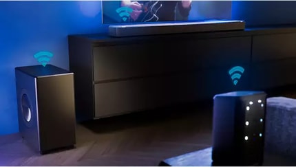 Abbildung Kabelloses Philips Heimsystem mit DTS Play-Fi