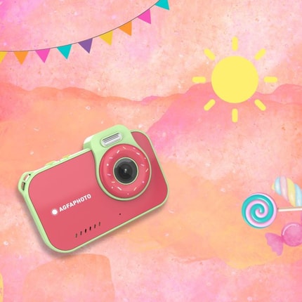 Abbildung Die neue Fun-Kamera, wasserdicht und kreativ
