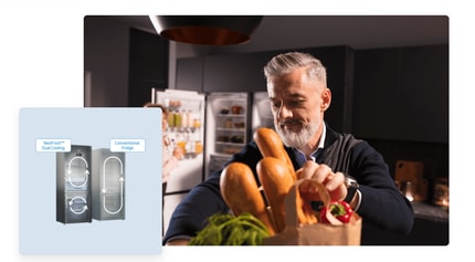 Abbildung NoFrost Dual Cooling