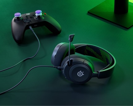 Abbildung Mit mehreren Plattformen kompatibles, kabelgebundenes Premium-Gaming-Headset