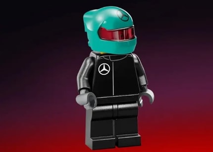 Abbildung 1 Rennfahrer-Minifigur