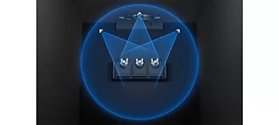 Abbildung Genießen Sie eine vollere Surround Sound-Abdeckung