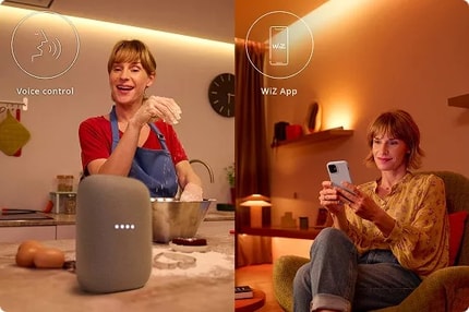 Abbildung Steuerung mit oder ohne App