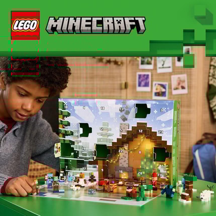 Abbildung Adventskalender mit LEGO® Minecraft® Sets