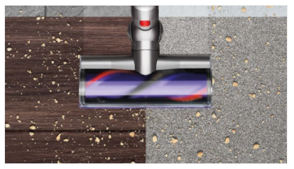 Abbildung Hohe Saugkraft auf allen Oberflächen