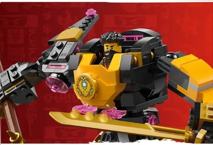 Abbildung Den Mech kann man steuern