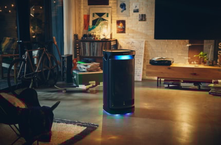 Abbildung Mitreißender Klang von einem kabellosen Lautsprecher