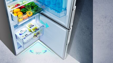 Abbildung 90° Türöffnung