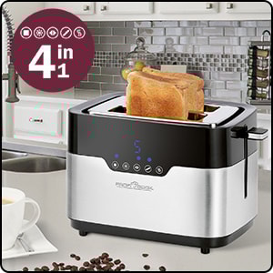 Abbildung 4in1 Sensor Touch-Toaster von ProfiCook.