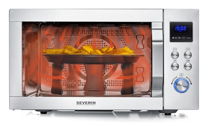 Abbildung CrispyWave – Mikrowelle mit Grill- und Heißluftfunktion