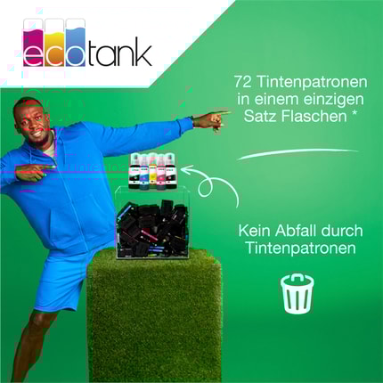 Abbildung Sparen Sie mit einem EcoTank-Tintentankdrucker bis zu 90 % Tintenkosten