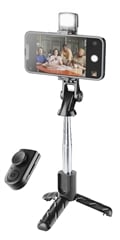 Abbildung Cellularline Bluetooth Selfie Stick Sparkle Black
