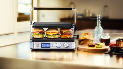 Abbildung Frühstück, Mittagessen, Abendessen und Snacks - der Multigrill 9 kann alles.