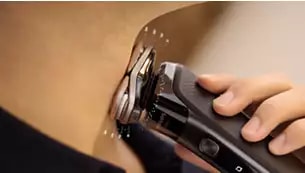 Abbildung Präzision, selbst an schwer zu rasierenden Stellen