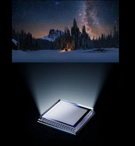 Abbildung Kondensierte Mikrolinse