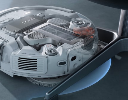 Abbildung Zwei ausfahrbare Roboterarme für 100 % Abdeckung an Ecken und Kanten [1]