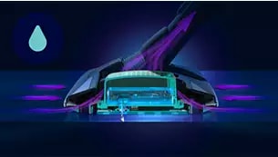 Abbildung Entfernt mehr Staub, Schmutz & Flecken als jeder Akkusauger²