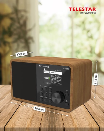Abbildung Kompaktes WLAN-Digitalradio mit vielseitigen Funktionen
