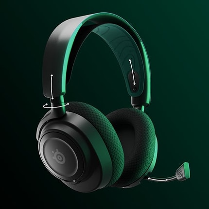 Abbildung Mit mehreren Plattformen kompatibles, kabelloses Premium-Gaming-Headset