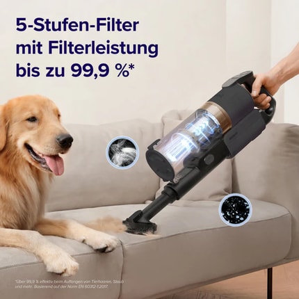 Abbildung Effiziente Reinigung mit innovativer Anti-Haar-Verwicklung