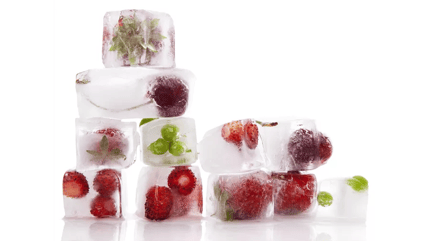 Abbildung Der Kühlschrank, der weiß, wie man cool bleibt