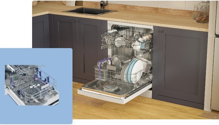 Abbildung Verschiebbarer Besteckkorb