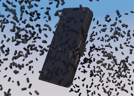 Abbildung Hergestellt aus recyceltem Kunststoff