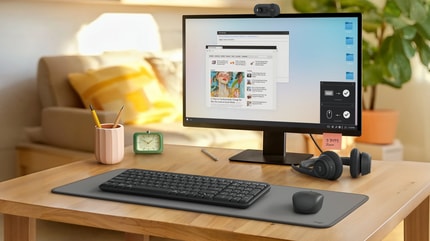 Abbildung Kabelloses Tastatur-Maus-Set mit nachhaltigem Design