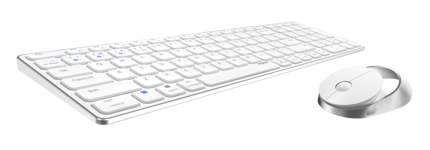 Abbildung Ultraflache Tastatur mit Aluminiumgehäuse und präzisen Scissor-Tasten