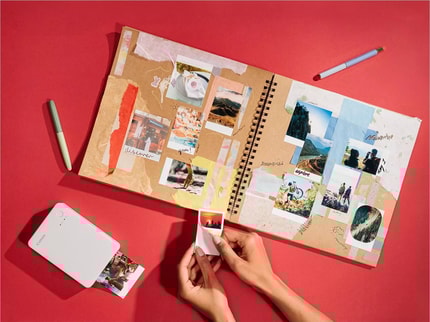 Abbildung Personalisieren, abziehen und aufkleben