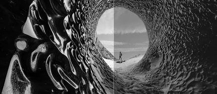 Abbildung Spektakuläres Schwarz, leuchtende Lichter