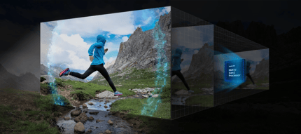 Abbildung 4K AI Upscaling