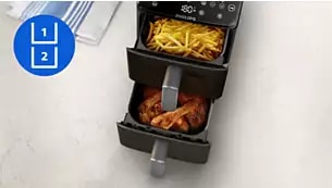 Abbildung Doppelter Genuss, halber Platzbedarf