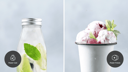 Abbildung Schnell gekühlt und eingefroren