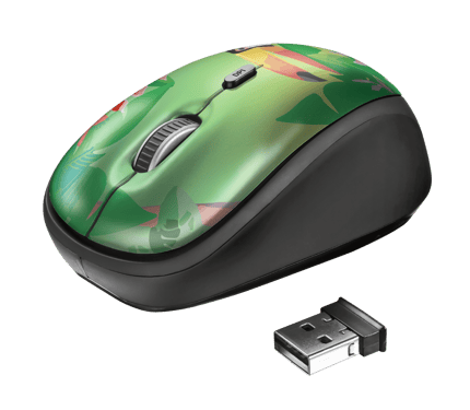 Abbildung Kompakte optische Funkmaus mit komfortabler Form