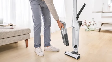Abbildung Handgerät und Akkustaubsauger für mehr Flexibilität